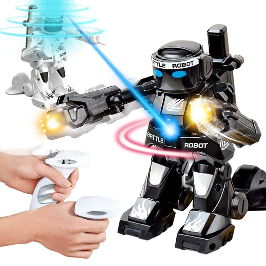 RC Robot Toy Combat Robot Control RC Battle Robot Toy For Boys Children Gift With Light Sound Remote Control Toys Body Sense